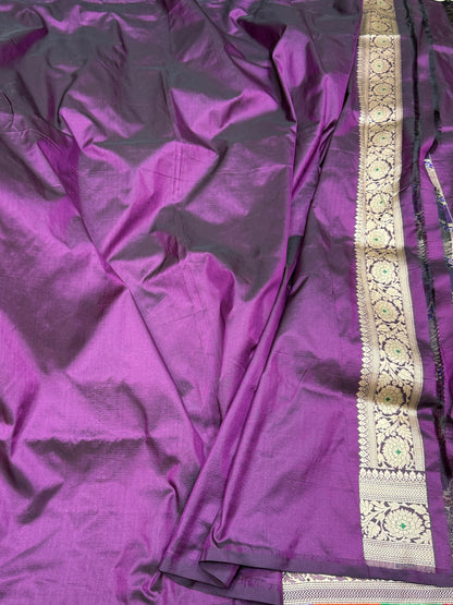 Multicolour Banarasi Pure Silk Saree