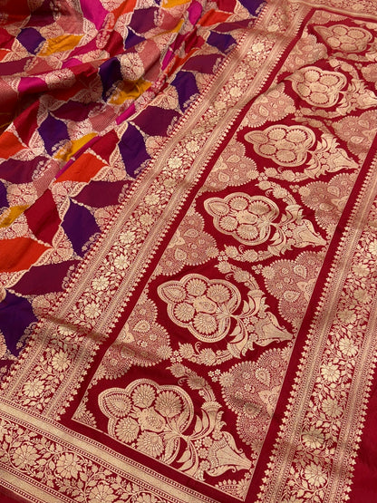 Banarasi Pure Rangkaat Silk Saree