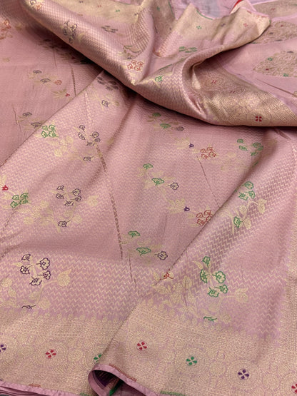 Banarasi Minakari Pure Silk Brocade Saree