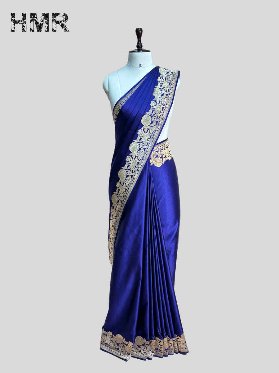 Handwoven Pure Mashru Silk Saree