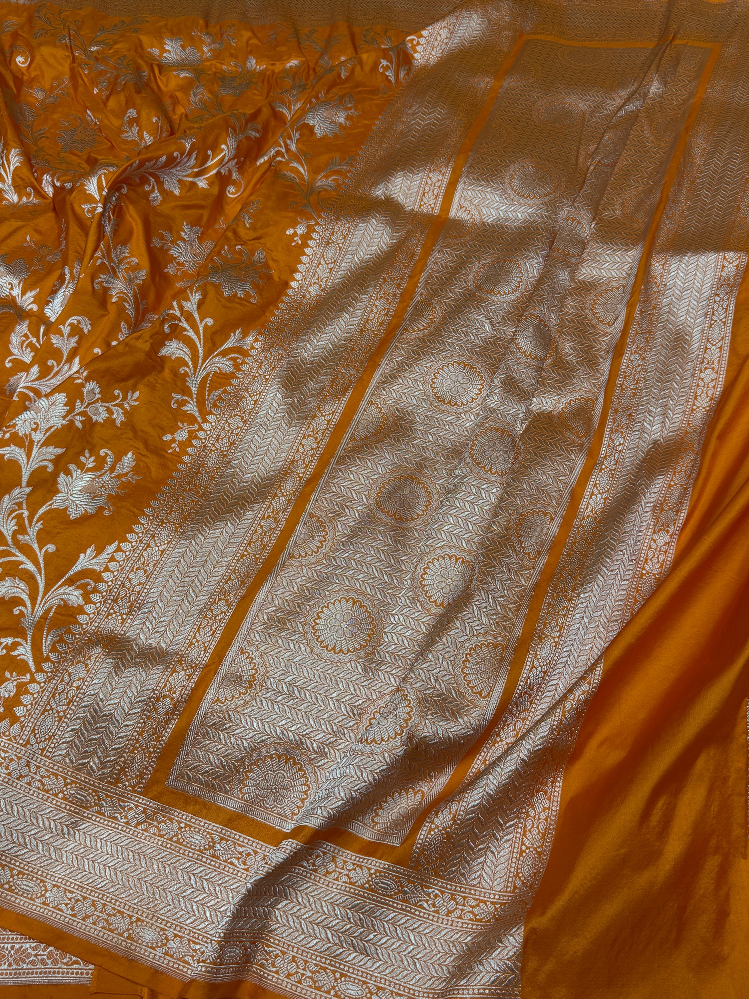 Banarasi Pure Katan Silk Saree | Pure Silk | Cutwork Technique | Banarasi Katan Silk Saree