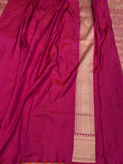 Banarasi Minakari Pure Silk Brocade Saree