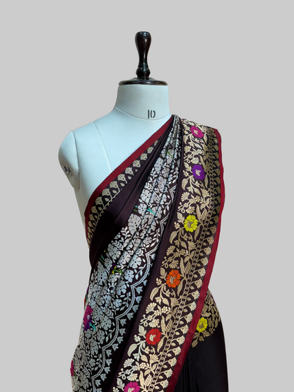 Handwoven Pure Banarasi Silk Saree