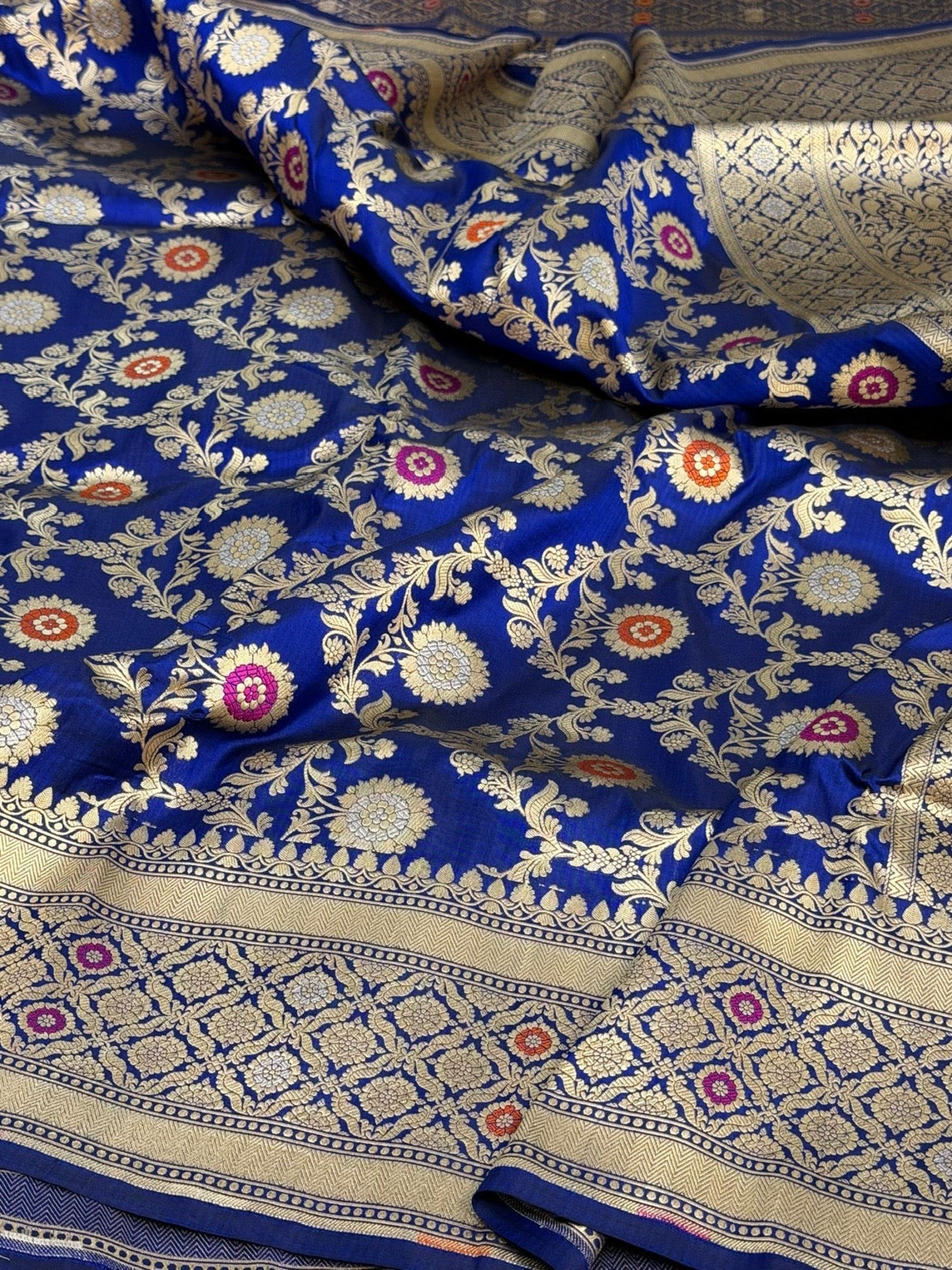 Banarasi Minakari Pure Katan Silk Saree