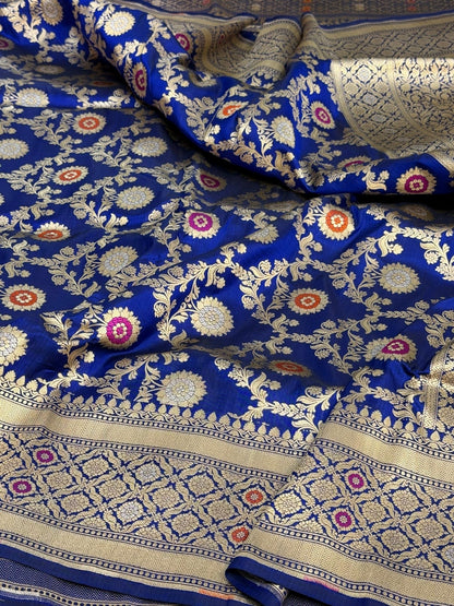 Banarasi Minakari Pure Katan Silk Saree