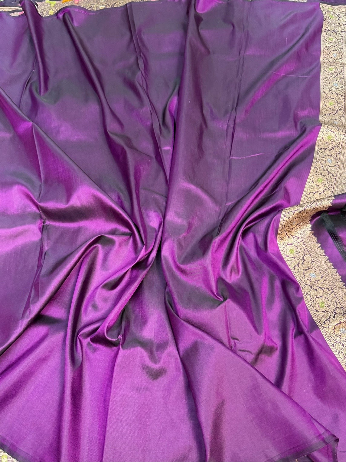 Banarasi Minakari Pure Katan Silk Saree