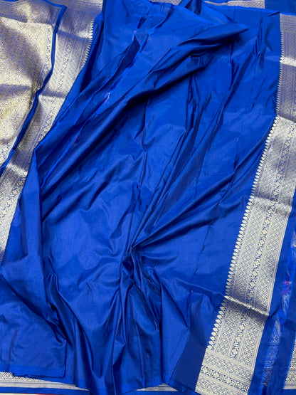 Banarasi Minakari Pure Katan Silk Saree | Pure Silk | Minakari Work | Cutwork Technique | Banarasi Katan Silk Saree