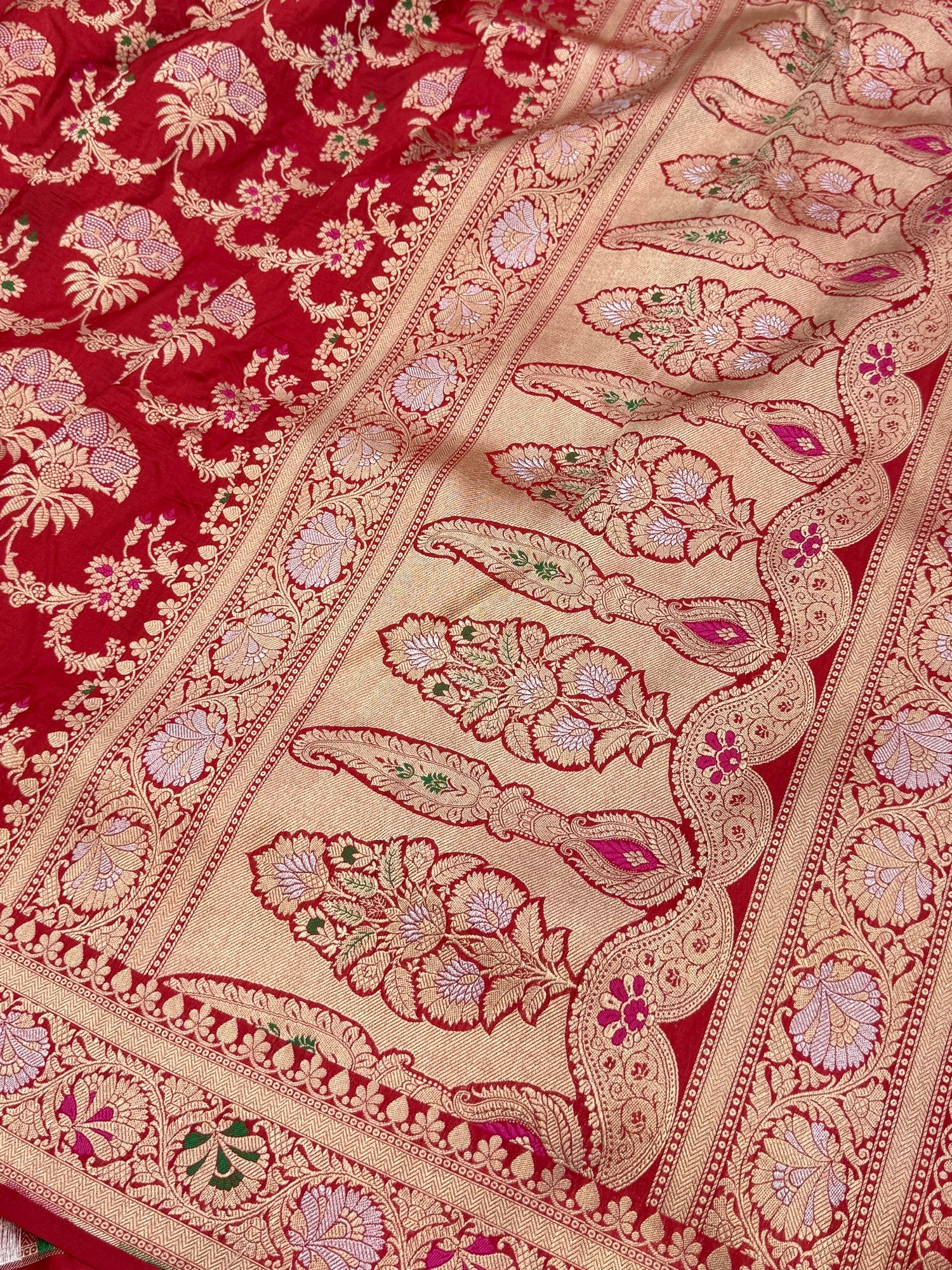 Banarasi Minakari Pure Silk Saree