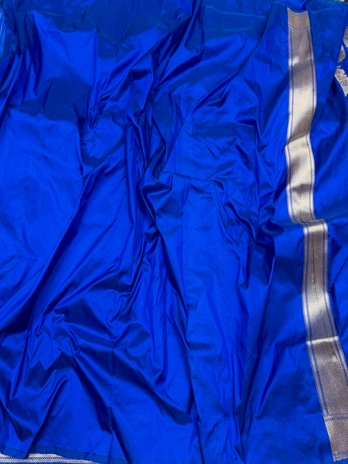 Royal Blue Handwoven Pure Banarasi Silk Saree