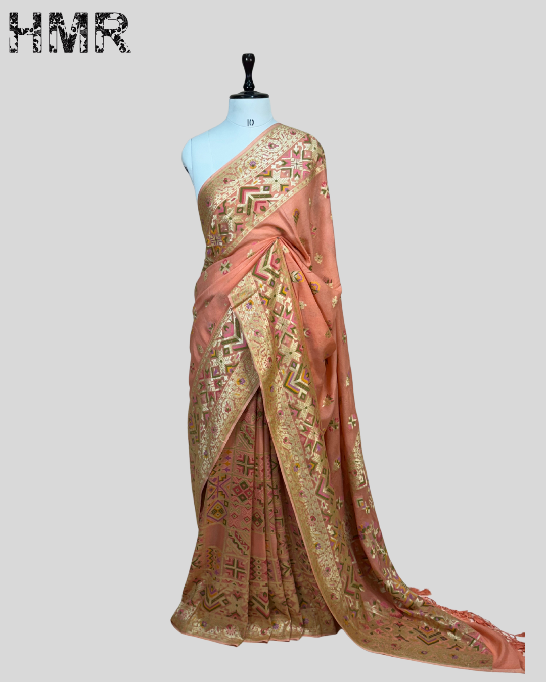 Sea GreenBanarasi Pure Chiffon Georgette Saree