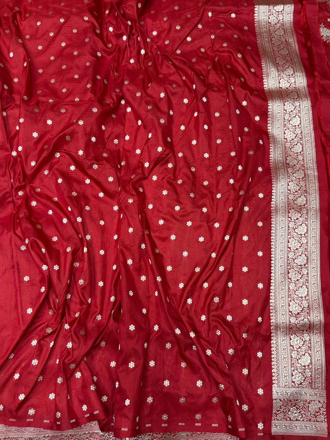 Banarasi Pure Katan Silk Saree | Pure Silk | Cutwork Technique | Banarasi Katan Silk Saree