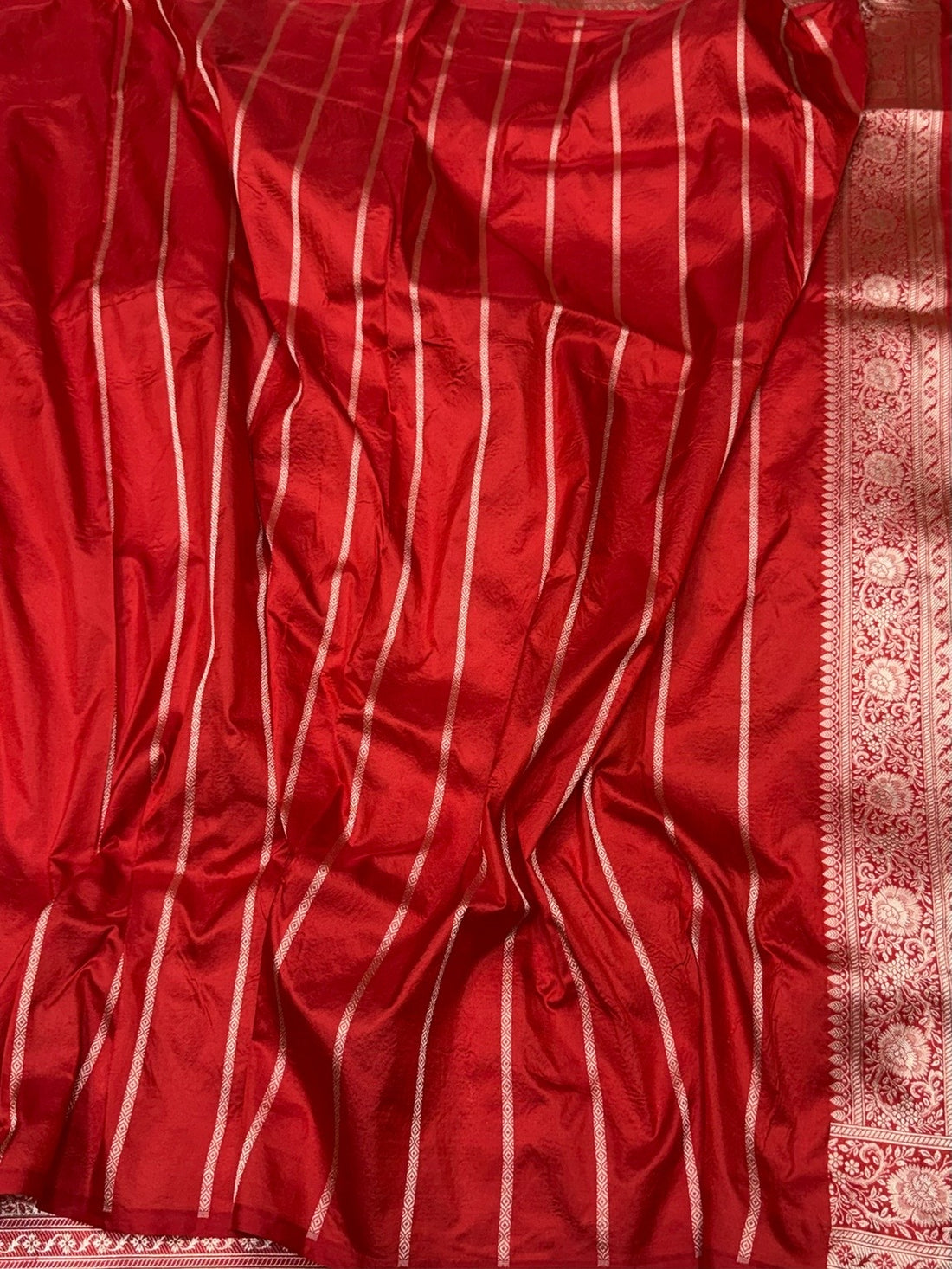 Banarasi Pure Katan Silk Saree | Pure Silk | Cutwork Technique | Banarasi Katan Silk Saree