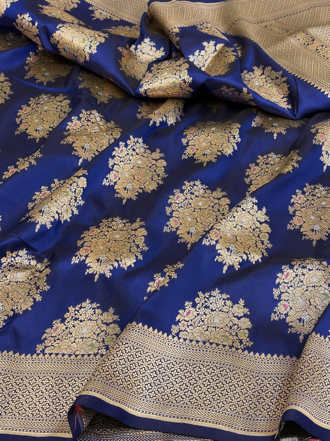 Banarasi Minakari Pure Katan Silk Saree