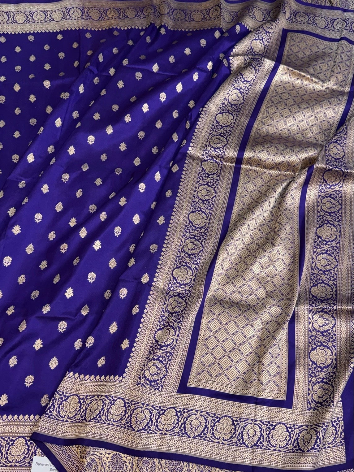 Purple Banarasi Pure Katan Silk Saree