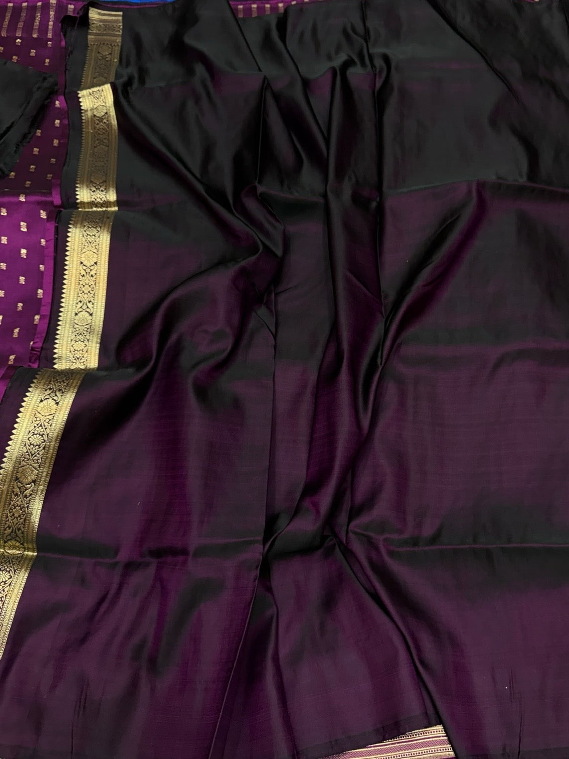 Banarasi Vintage Pure Satin Silk Saree