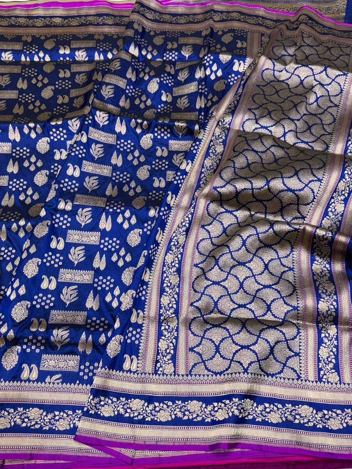 Banarasi Pure Katan Silk Saree | Pure Silk | Cutwork Technique | Banarasi Katan Silk Saree