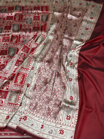 Banarasi Pure Multicolour Silk Saree