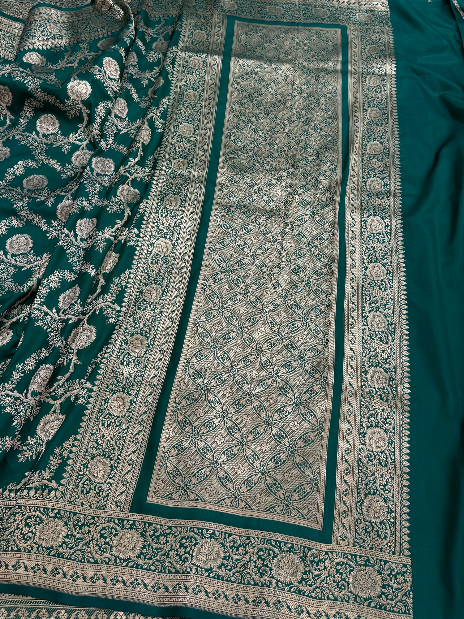 Banarasi Pure Katan Silk Saree | Pure Silk | Cutwork Technique | Banarasi Katan Silk Saree