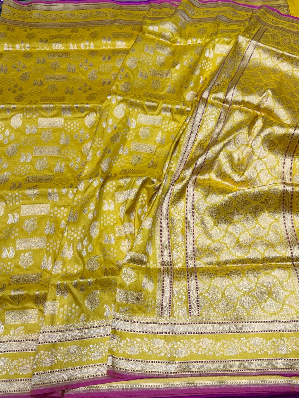 Banarasi Pure Katan Silk Saree | Pure Silk | Cutwork Technique | Banarasi Katan Silk Saree