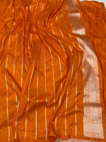 Banarasi Pure Katan Silk Saree | Pure Silk | Cutwork Technique | Banarasi Katan Silk Saree