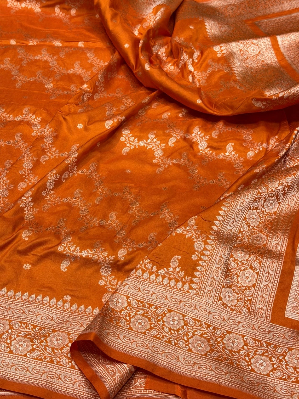 Banarasi Pure Katan Silk Saree | Pure Silk | Cutwork Technique | Banarasi Katan Silk Saree