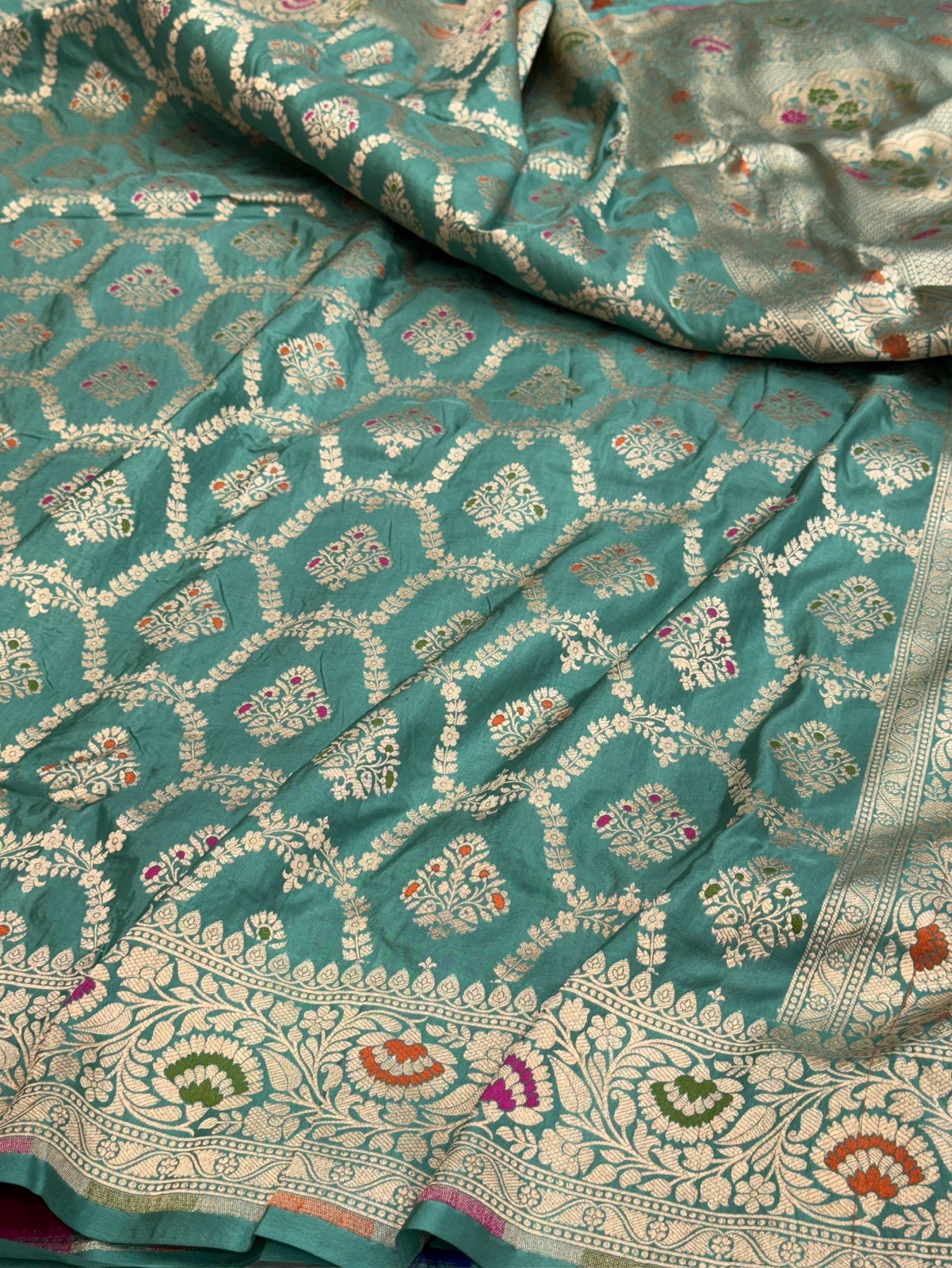 Banarasi Minakari Pure Silk Saree