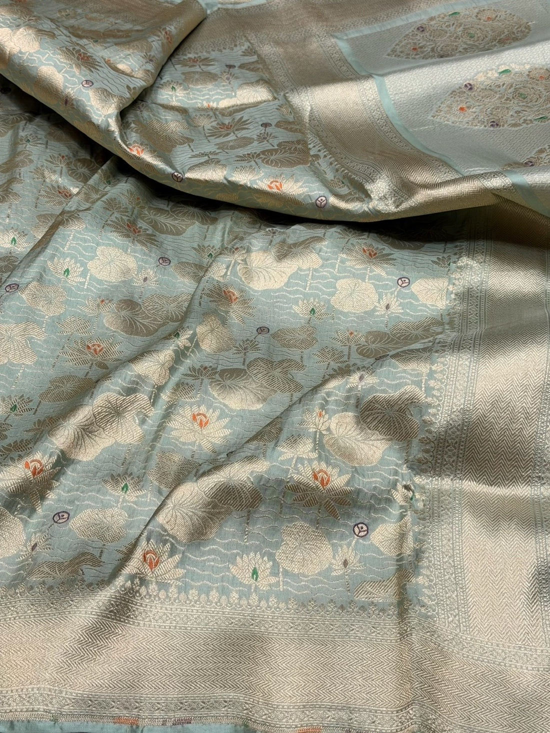 Banarasi Minakari Pure Silk Brocade Saree – Katan Silk with Intricate Minakari &amp; Rich Brocade Weave