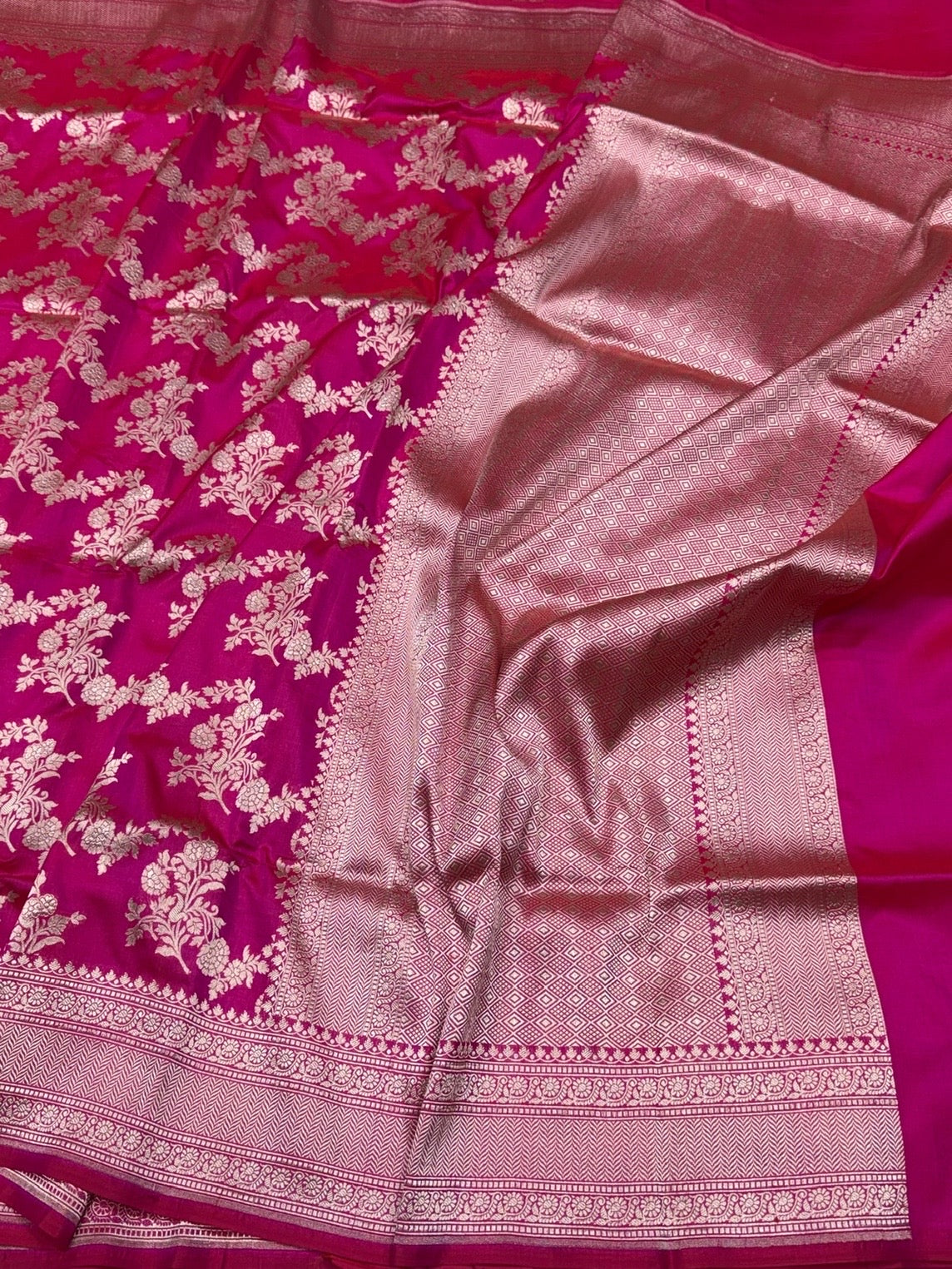 Banarasi Pure Katan Silk Saree | Pure Silk | Cutwork Technique | Banarasi Katan Silk Saree