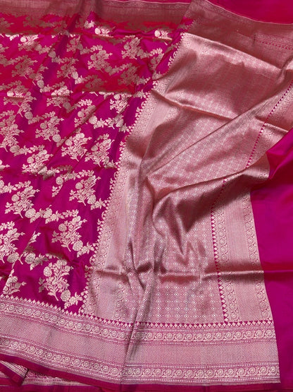 Banarasi Pure Katan Silk Saree | Pure Silk | Cutwork Technique | Banarasi Katan Silk Saree