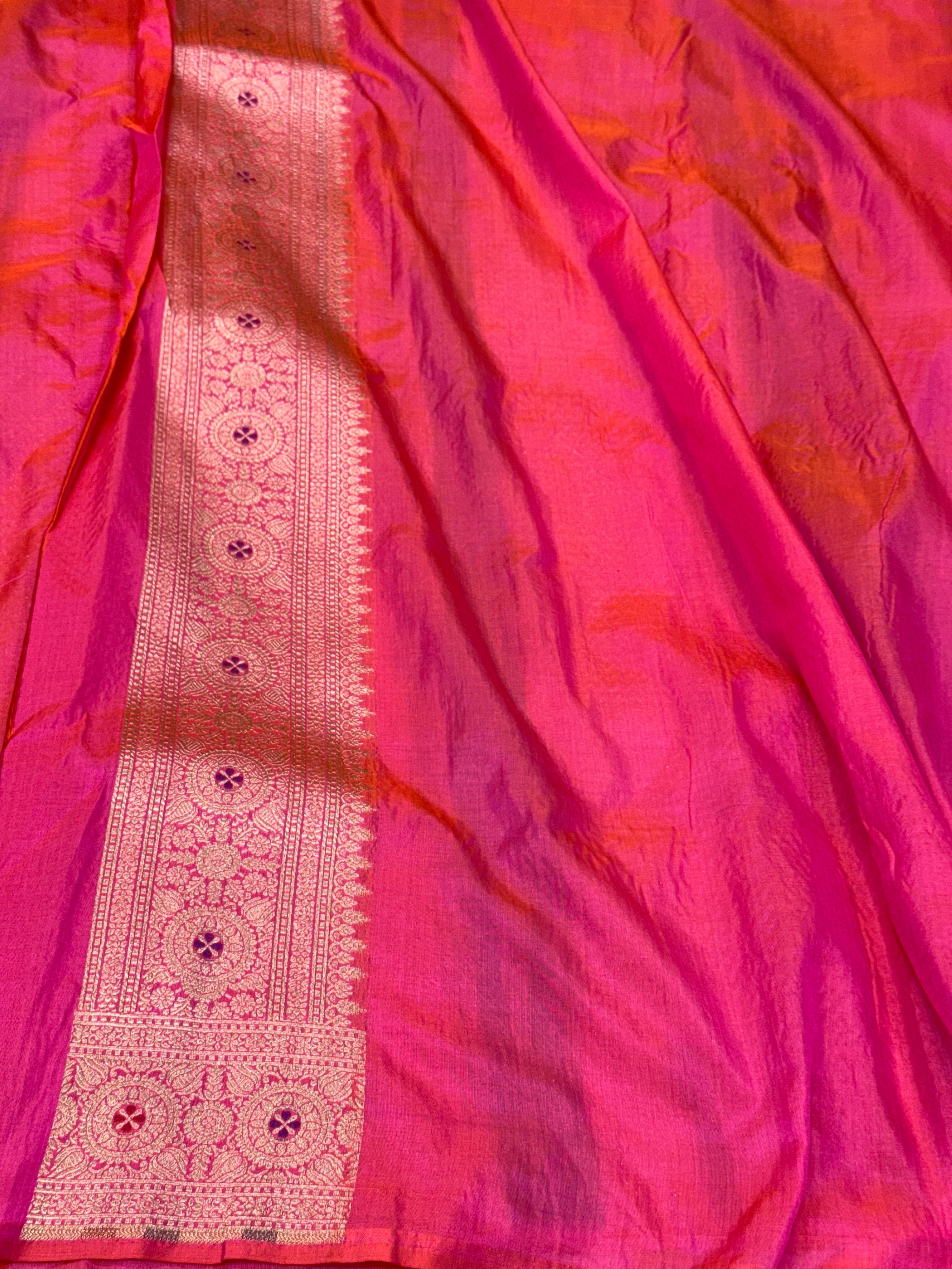 Banarasi Minakari Pure Katan Silk Brocade Saree