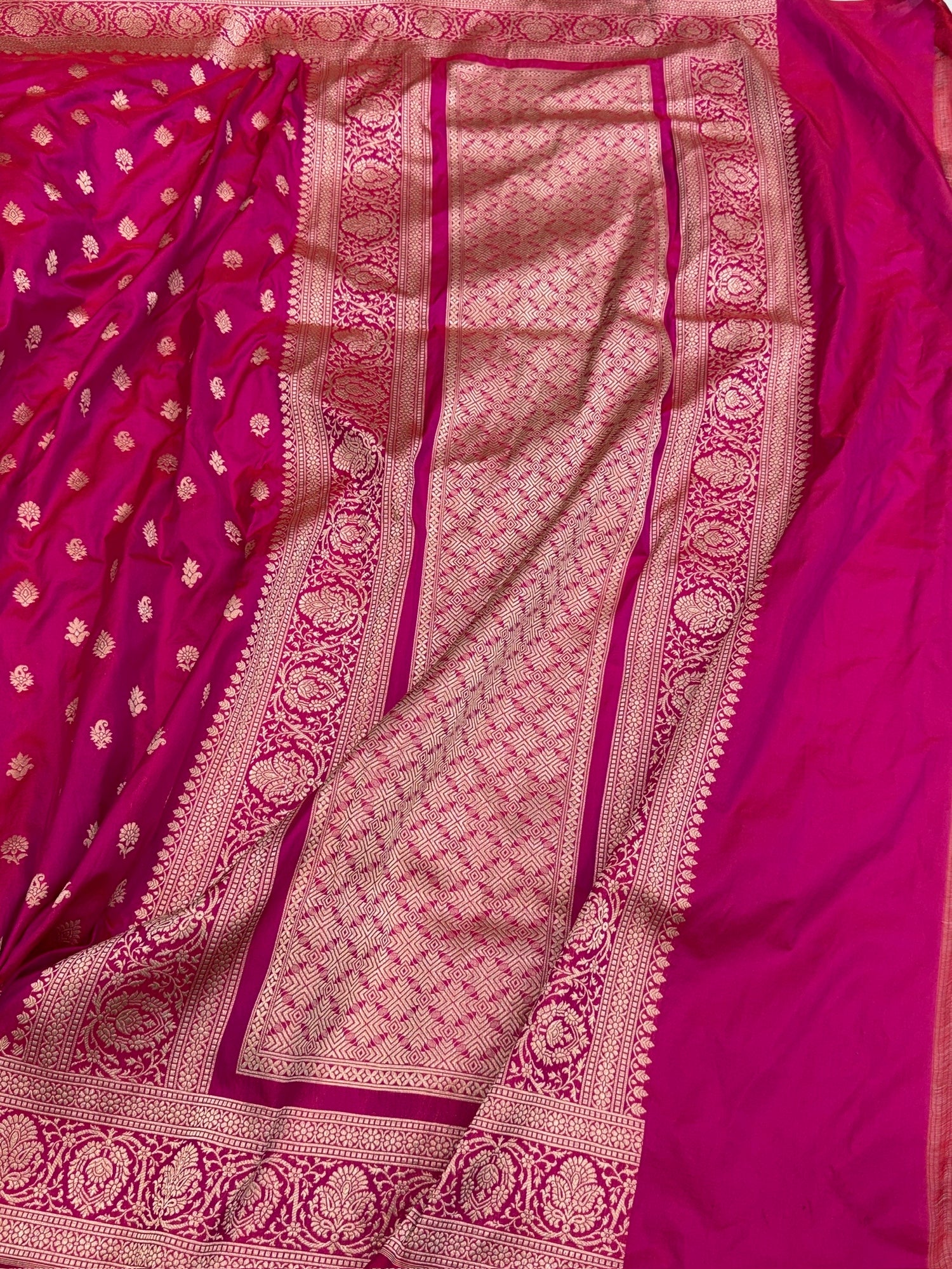 Banarasi Pure Katan Silk Saree | Pure Silk | Cutwork Technique | Banarasi Katan Silk Saree