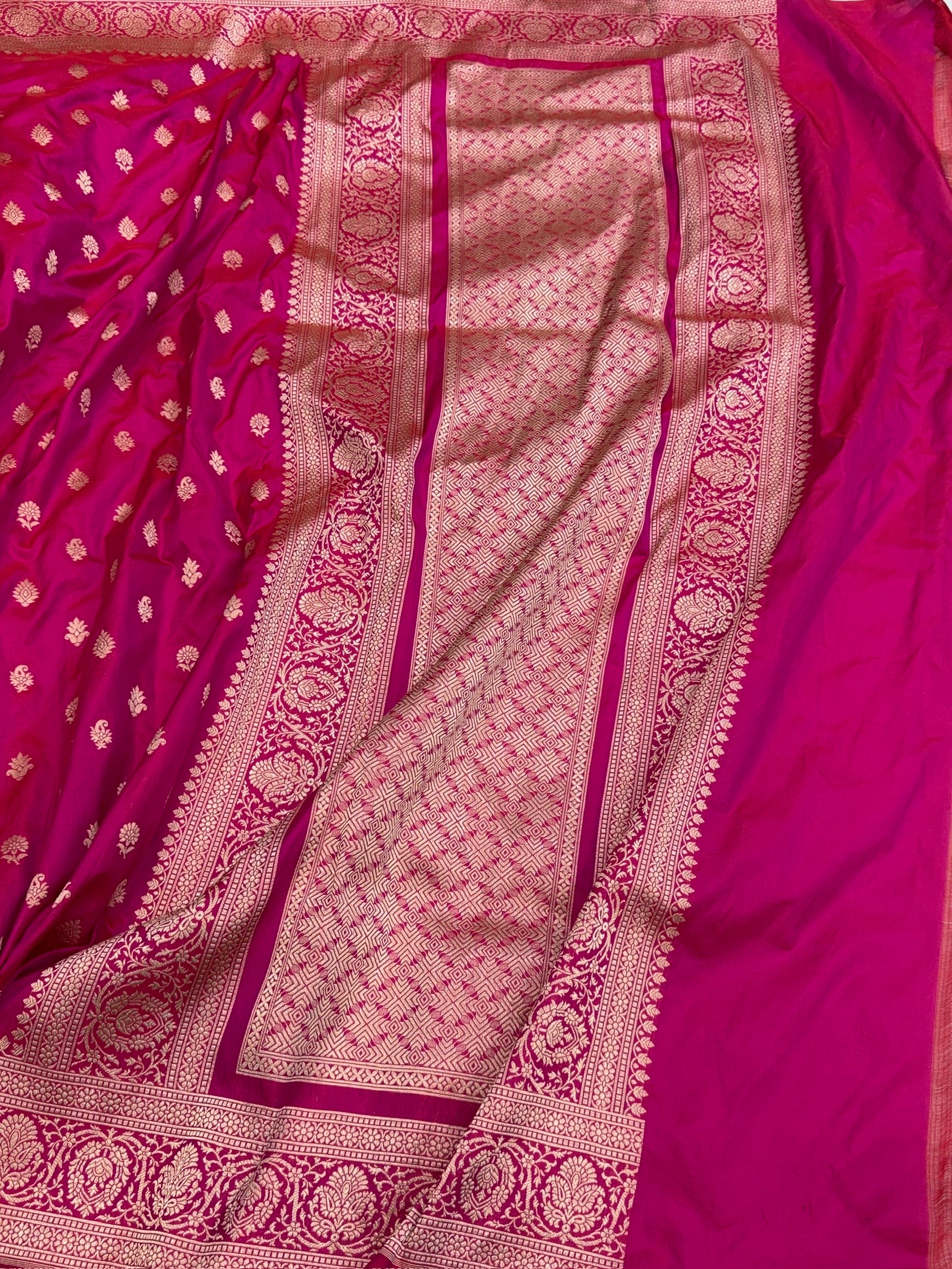 Banarasi Pure Katan Silk Saree | Pure Silk | Cutwork Technique | Banarasi Katan Silk Saree