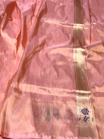 Handwoven Pure Banarasi Tissue Saree