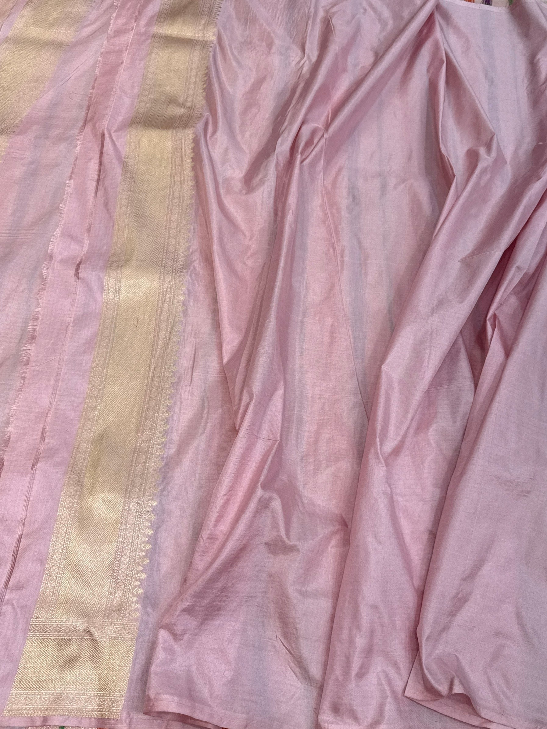 Banarasi Minakari Pure Silk Brocade Saree – Katan Silk with Intricate Minakari &amp; Rich Brocade Weave