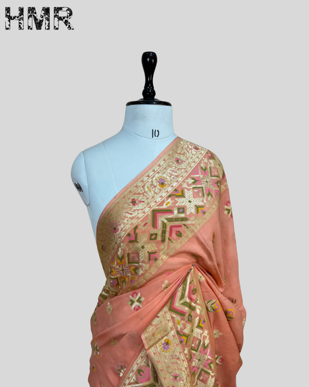 Sea GreenBanarasi Pure Chiffon Georgette Saree