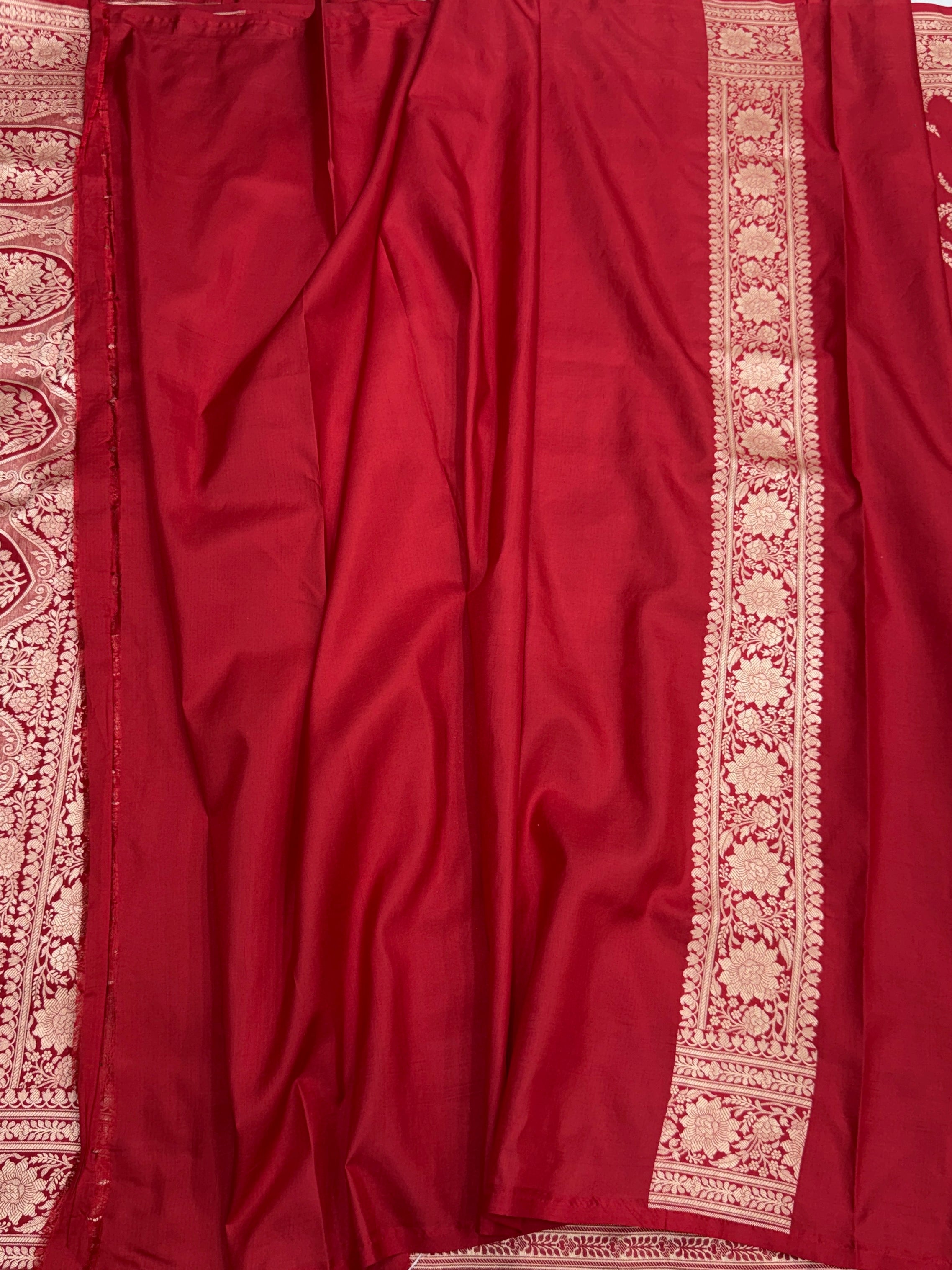 Banarasi Pure Katan Silk Saree | Pure Silk | Cutwork Technique | Banarasi Katan Silk Saree