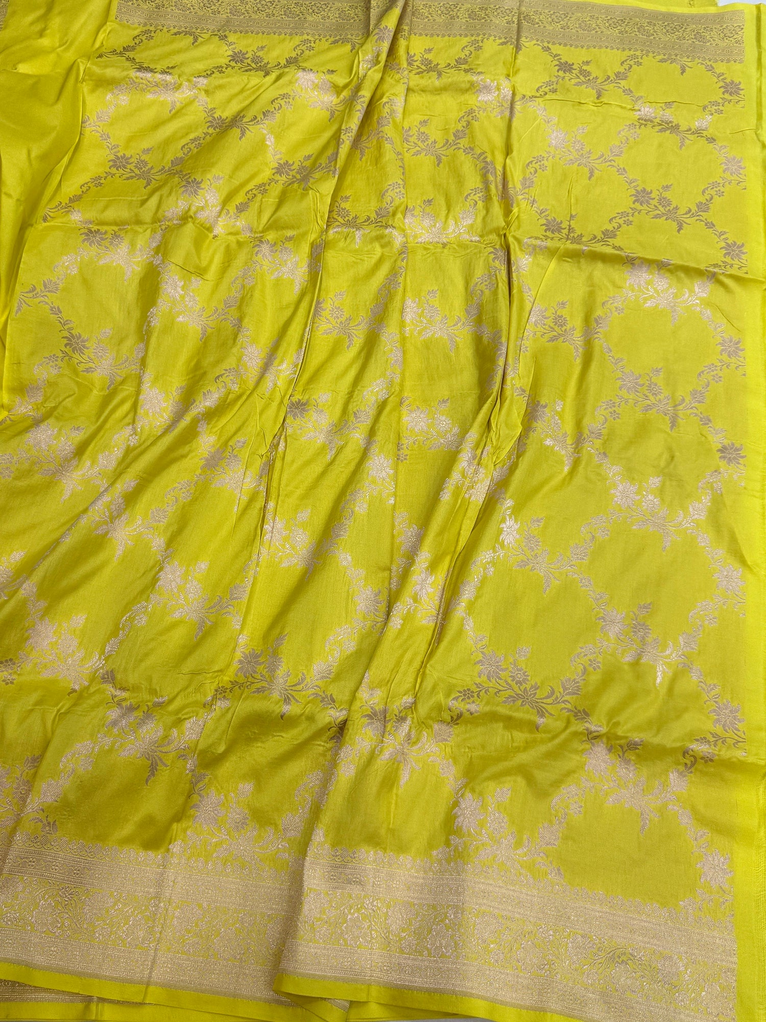 Banarasi Pure Katan Silk Saree | Pure Silk | Cutwork Technique | Banarasi Katan Silk Saree