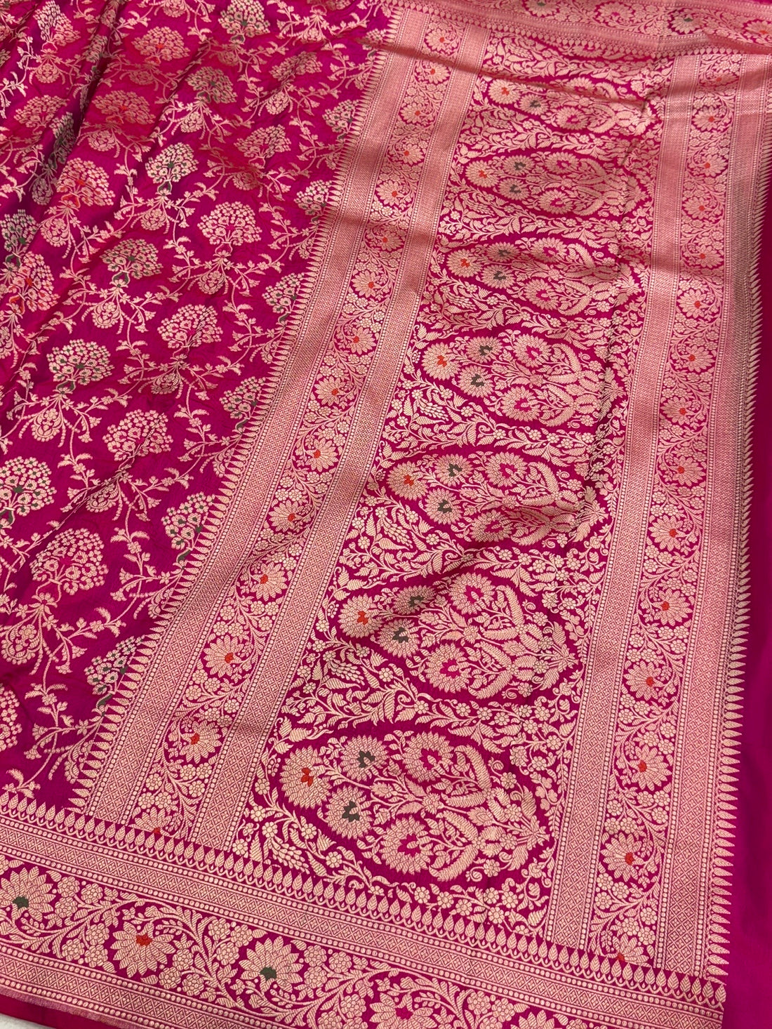 Banarasi Minakari Pure Katan Silk Saree