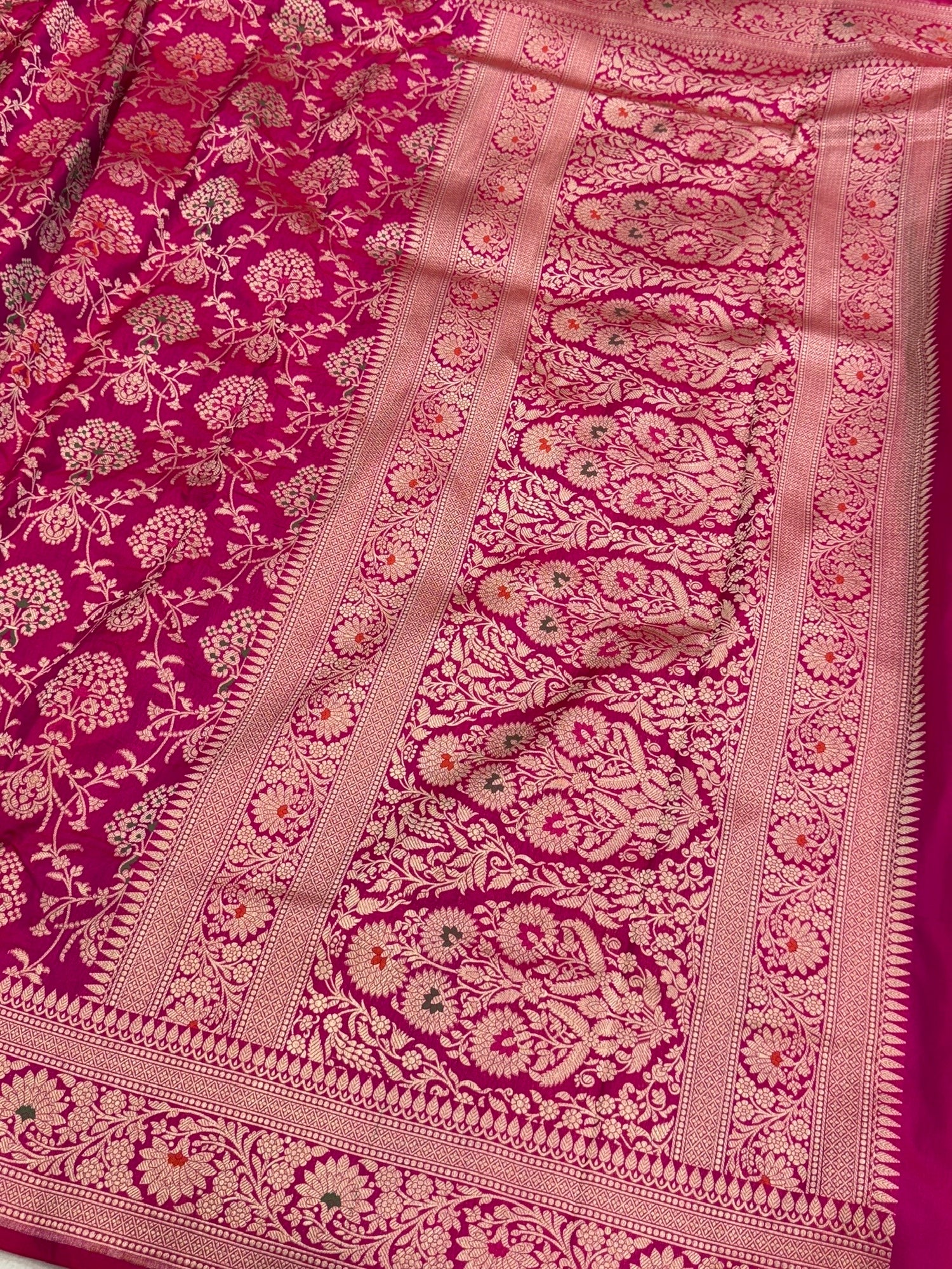 Banarasi Minakari Pure Katan Silk Saree