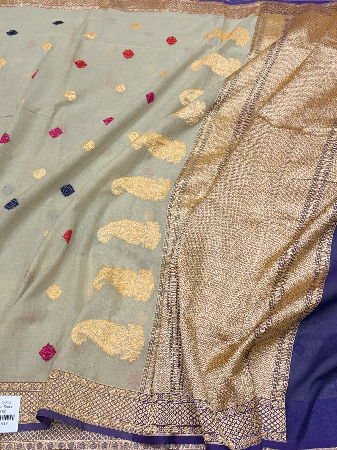 Tussar Handwoven Banarasi Pure Cotton Saree