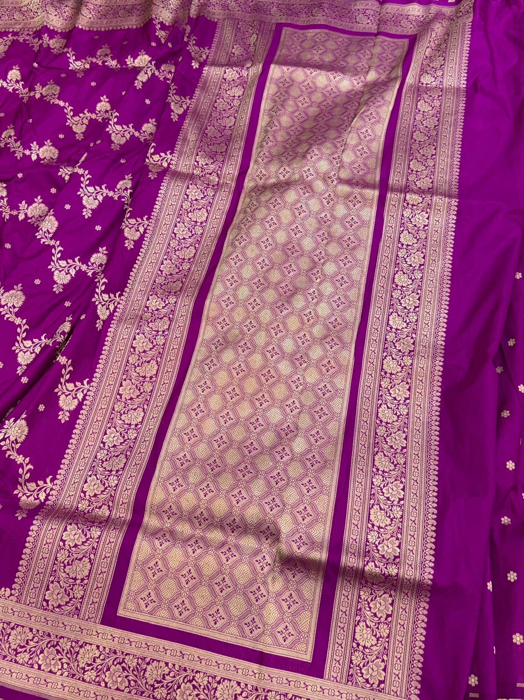 Banarasi Pure Katan Silk Saree | Pure Silk | Cutwork Technique | Banarasi Katan Silk Saree