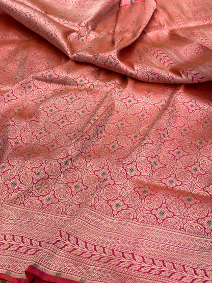 Banarasi Minakari Pure Silk Brocade Saree
