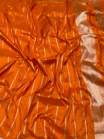 Banarasi Pure Katan Silk Saree | Pure Silk | Cutwork Technique | Banarasi Katan Silk Saree