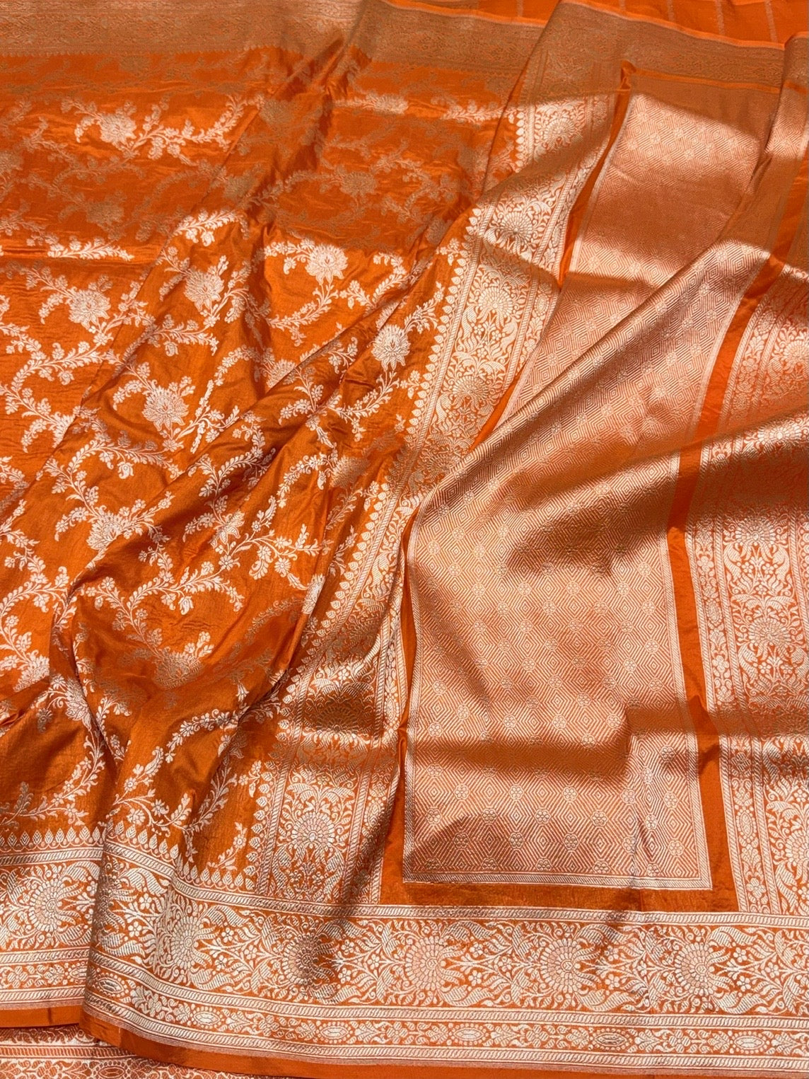 Banarasi Pure Katan Silk Saree | Pure Silk | Cutwork Technique | Banarasi Katan Silk Saree