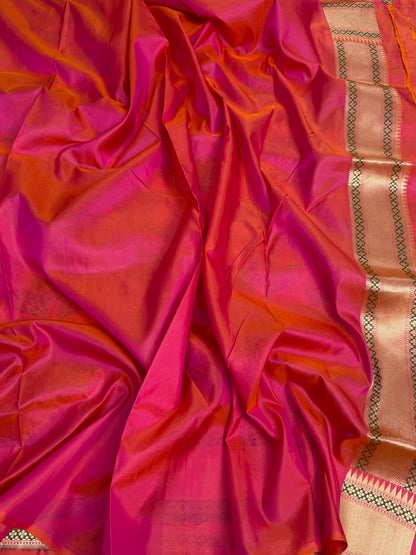 Banarasi Tilfi Minakari Pure Katan Silk Saree