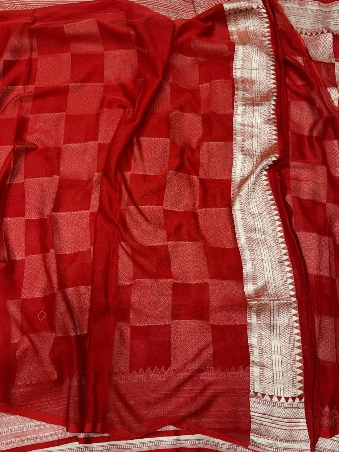 Banarasi Pure Chiffon Georgette Saree