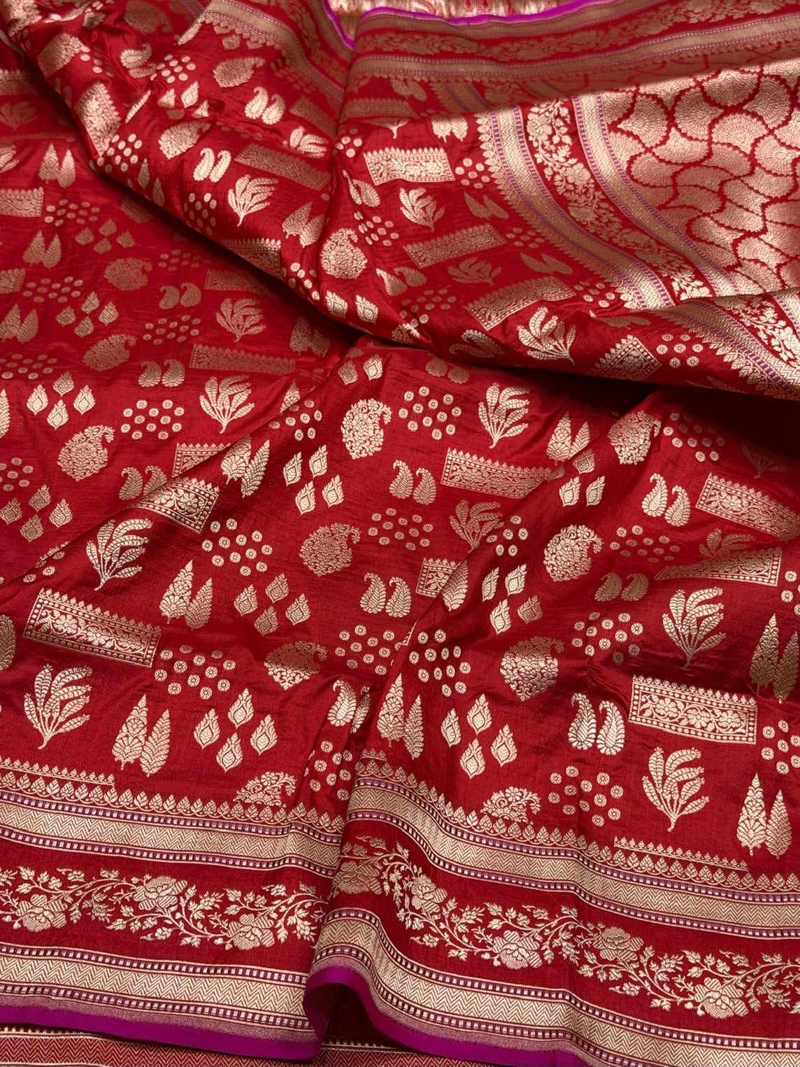 Banarasi Pure Katan Silk Saree | Pure Silk | Cutwork Technique | Banarasi Katan Silk Saree