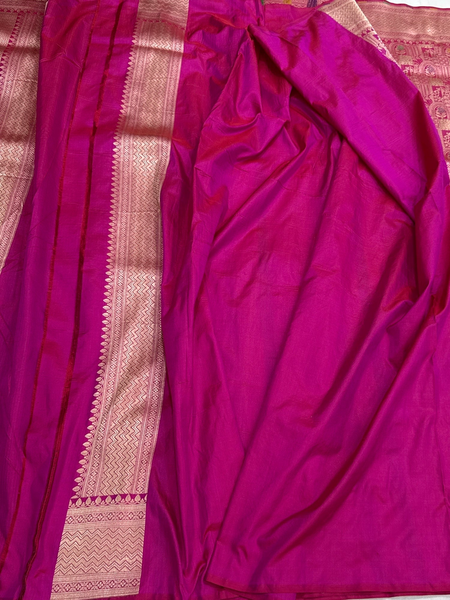 Banarasi Minakari Pure Silk Brocade Saree | 100% Pure Katan Silk