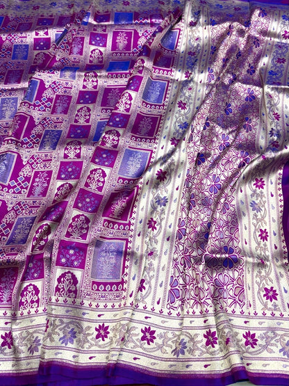 Banarasi Pure Multicolour Silk Saree