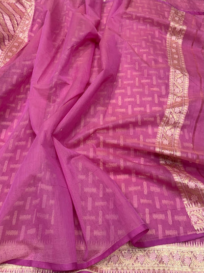 Banarasi Pure Kora Cotton Saree